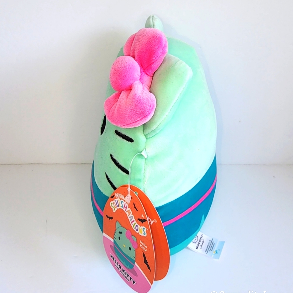 🎃 HELLO KITTY 🤢 Frankenstein Halloween Squad 2023 Original Squishmallow ☆NWT☆ - Picture 5 of 9